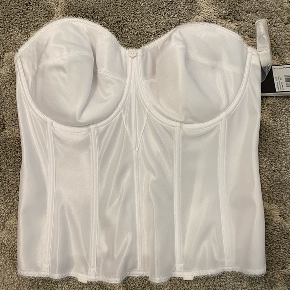 Dominique Other - White corset bra - NWT!
